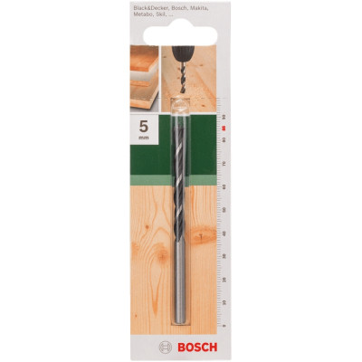 Свердло Bosch по дереву спіральне 5x50мм (2.609.255.202)