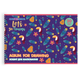 Альбом для малювання Cool For School на пружині, 20 аркушів (CF60903-10)