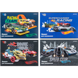 Альбом для малювання Kite Hot Wheels, 12 аркушів (HW24-241)