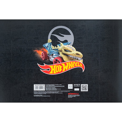 Альбом для малювання Kite Hot Wheels, 12 аркушів (HW24-241)