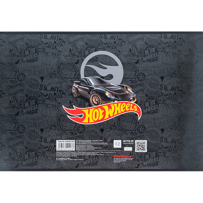 Альбом для малювання Kite Hot Wheels, 12 аркушів (HW24-241)