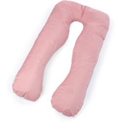 Подушка MirSon для вагітних і відпочинку Eco Line №8016 U-подібна Dusty Rose (2200006178415)