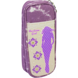 Пенал Cool For School 1 відділення Фіолетовий (J-2392-purple)
