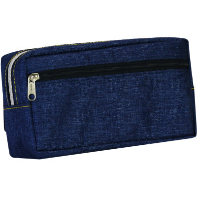 Пенал Cool For School 2 відділення Блакитний (J-2628-blue)