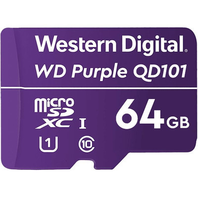 Карта пам&#039;яті WD 64GB microSDXC class 10 UHS-I (WDD064G1P0C)