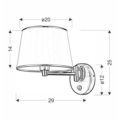 Бра Candellux 21-01279 IBIS (21-01279)