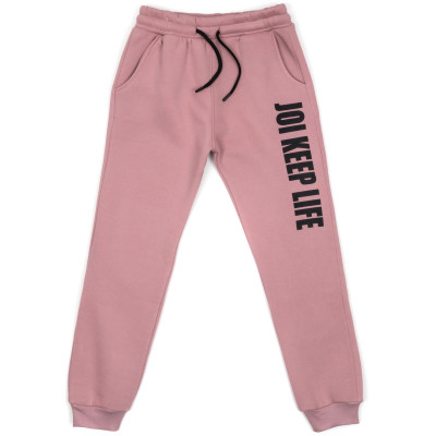 Спортивний костюм дитячий Joi на флісі (H-308-164G-pink)