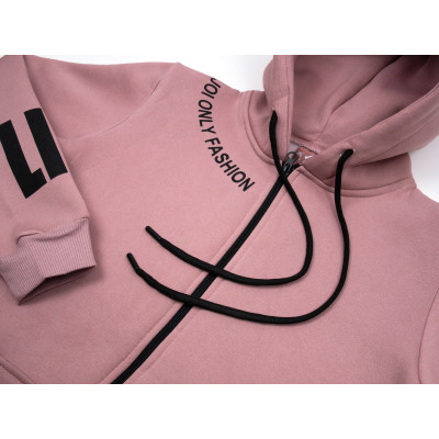 Спортивний костюм дитячий Joi на флісі (H-308-164G-pink)