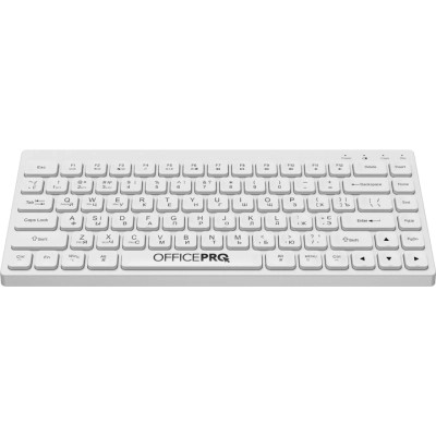 Клавіатура OfficePro SK955W Wireless/Bluetooth White (SK955W)