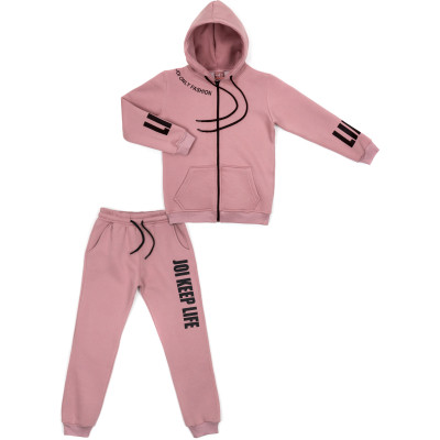 Спортивний костюм дитячий Joi флісовий (H-208-134G-pink)