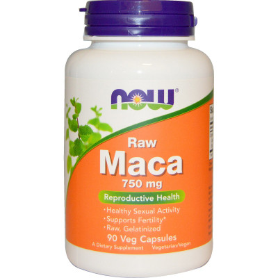 Трави Now Foods Перуанська Мака 750мг, 90 вегетаріанських капсул (NOW-04777)