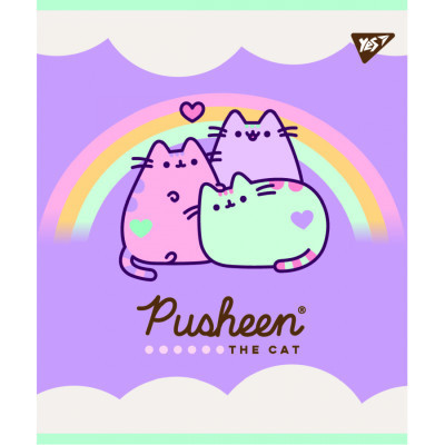 Зошит Yes А5 Pusheen 12 аркушів лінія (766808)