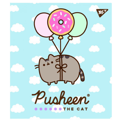 Зошит Yes А5 Pusheen 12 аркушів лінія (766808)