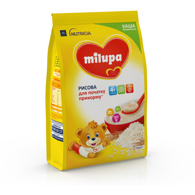 Дитяча каша Milupa Рисова молочна 170 г (5900852930058)