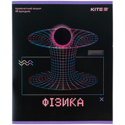 Зошит Kite предметний Neo 48 аркушів, фізика клітинка (K24-240-15)