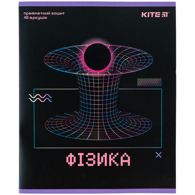 Зошит Kite предметний Neo 48 аркушів, фізика клітинка (K24-240-15)
