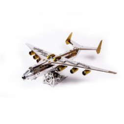 Конструктор Metal Time Колекцiйна модель Ukrainian Dream Exclusive Edition Ан-225 Мрія зібрана двокольорова (MT001EE/READY)