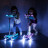 Самокат Micro Maxi Deluxe Glow LED Сяйнисто-пурпуровий (MMD367)