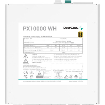 Блок живлення Deepcool 1000W PX1000G WH (R-PXA00G-FC0W-EU)