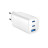Зарядний пристрій Gembird USB-A + 2xType-C (PD18W + QC3.0 27W) white (TA-UC-PDQC65-01-W)