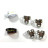 Медіатор D&#039;Addario National Pick Variety Pack - Finger and Thumb Picks 6 Pack Stainless Steel (NP2SS7T8W-06)