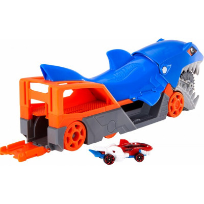 Ігровий набір Hot Wheels Вантажівка-транспортер &quot;Акуляча паща&quot; (GVG36)