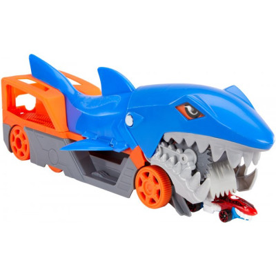 Ігровий набір Hot Wheels Вантажівка-транспортер &quot;Акуляча паща&quot; (GVG36)