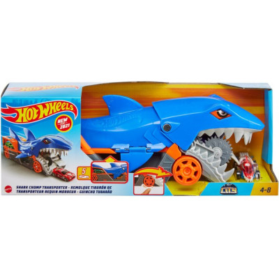Ігровий набір Hot Wheels Вантажівка-транспортер &quot;Акуляча паща&quot; (GVG36)