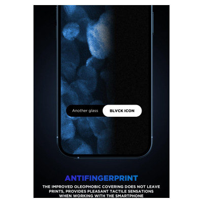 Скло захисне Armorstandart Supreme Black Icon 3D Apple iPhone 15 Pro Black (ARM68223)