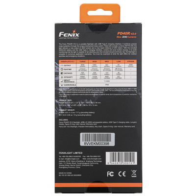 Ліхтар Fenix PD40R V2.0 + Ліхтар Fenix E01 V2.0 (PD40RV20E01V20)