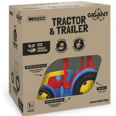 Спецтехніка Wader Трактор &quot;Гігант&quot; з причіпом (66100)