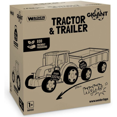 Спецтехніка Wader Трактор &quot;Гігант&quot; з причіпом (66100)