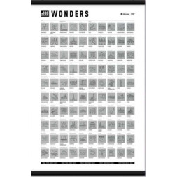 Скретч постер 1DEA.me 100 BucketList Wonders (13087)
