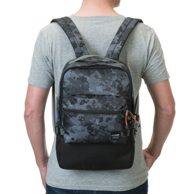 Рюкзак туристичний Pacsafe Slingsafe LX350 backpack чорний-камуфляжний (45331802)