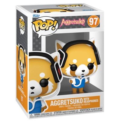 Фігурка Funko Pop серії Sanrio - Агресивна Рецуко в навушниках (80392)