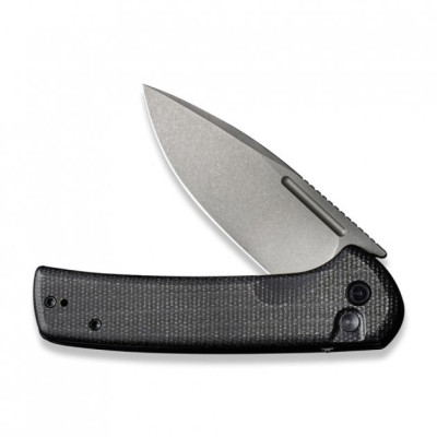 Ніж Civivi Conspirator Stonewash Black Micarta (C21006-1)