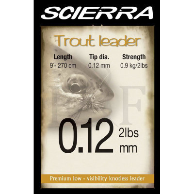 Волосінь Scierra Trout 9&#039; 2.7m 0.14mm 3lb (1846.14.43)