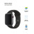 Ремінець до смарт-годинника Armorstandart Sport Band (3 Straps) для Apple Watch 42 (Series 11-10)/41/40/38 Black (ARM49096)