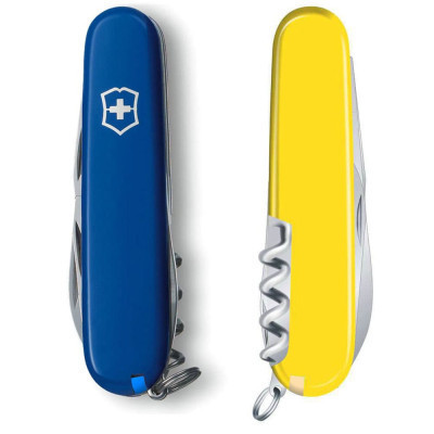 Ніж Victorinox Spartan Ukraine 91 мм Синьо-Жовтий (1.3603.2.8)