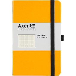 Книга записна Axent Partner 125х195 мм в точку 96 аркушів Жовта (8306-08-A)