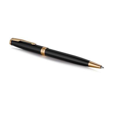 Ручка кулькова Parker SONNET 17 Black Lacquer GT BP (86 032)