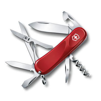 Ніж Victorinox Delemont, &quot;Evolution 14&quot;, 85 мм, красный (2.3903.E)