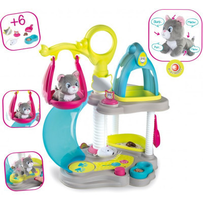 Ігровий набір Smoby Будинок кошеняти зі звуковими ефектами й аксесуарами (340400)