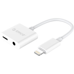 Перехідник Lightning to 3.5mm/Lightning 2LT-WH-BP Orico (CA912797)