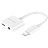 Перехідник Lightning to 3.5mm/Lightning 2LT-WH-BP Orico (CA912797)