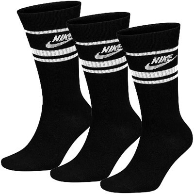 Шкарпетки Nike U NK NSW EVERYDAY ESSENTIAL CR 3PR DX5089-010 38-42 3 пари Чорні (196148786132)