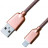 Дата кабель USB 2.0 AM to Lightning 1.0m 1.5A Rose Gold Grand-X (ML02RG)