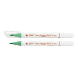 Художній маркер STA пензлик акварельний AQUA NATURAL BRUSH 3700, кислотний зелений (STA3700-40)