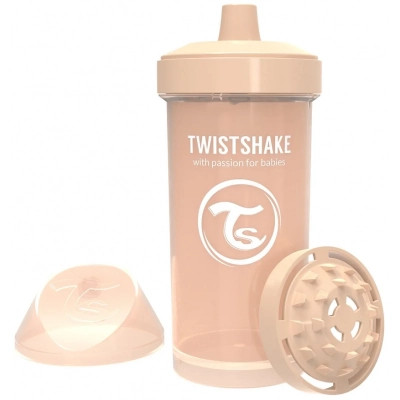 Поїльник-непроливайка Twistshake 360 мл 78283 бежева (69897)