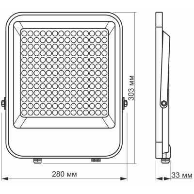 Прожектор Videx LED PREMIUM F2 150W 5000K (VL-F2-1505G)